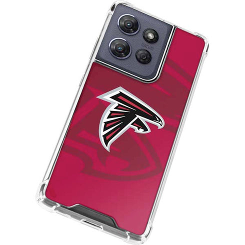 NFL Atlanta Falcons Double Vision Moto G Stylus 5G (2025) Clear Case