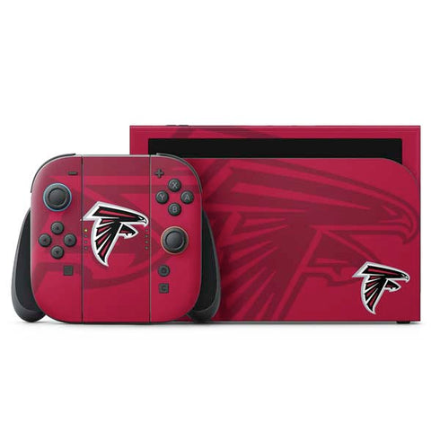 NFL Atlanta Falcons Double Vision Nintendo Switch 2 (2025) with Joy-Con Skin
