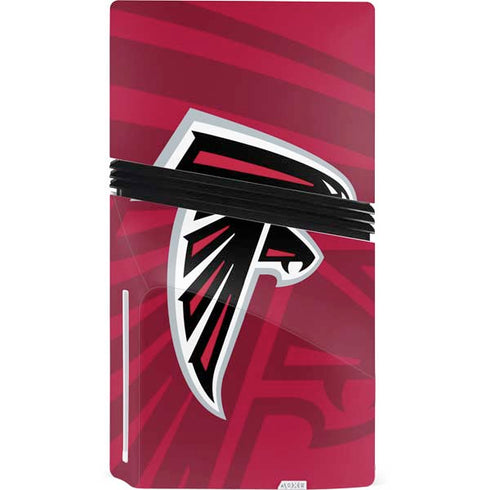 NFL Atlanta Falcons Double Vision PS5 Pro Disk Console Skin
