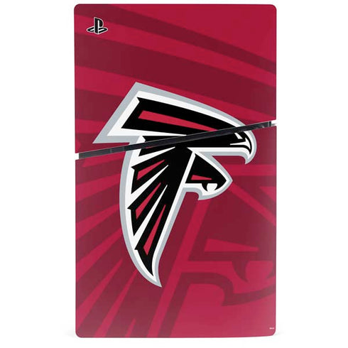 NFL Atlanta Falcons Double Vision PS5 Slim Digital Edition Console Skin