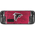 NFL Atlanta Falcons Double Vision Steam Deck Handheld Gaming Computer Skin