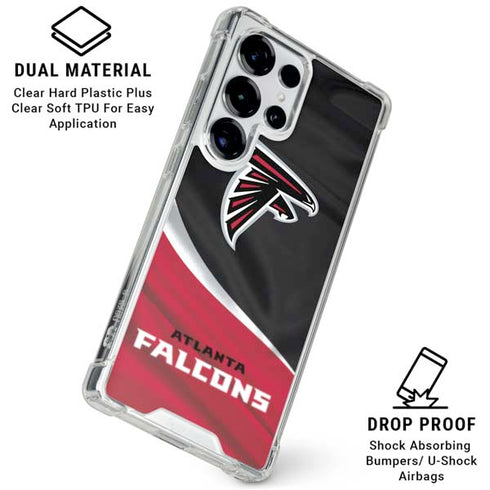 NFL Atlanta Falcons Galaxy S26 Ultra Clear Case