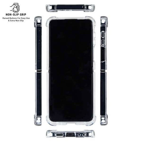 NFL Atlanta Falcons Galaxy Z Flip6 Clear Case
