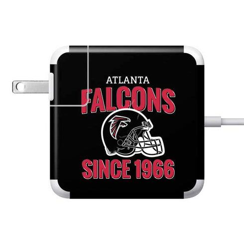 NFL Atlanta Falcons Helmet 85W Power Adapter (15 and 17 inch MacBook Pro Charger) Skin