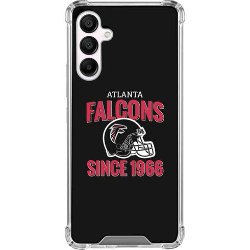NFL Atlanta Falcons Helmet Galaxy A16 5G Clear Case