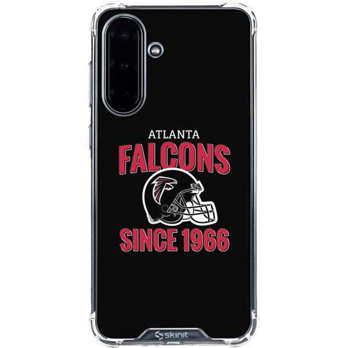 NFL Atlanta Falcons Helmet Galaxy A36 5G Clear Case