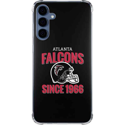 NFL Atlanta Falcons Helmet Galaxy A55 5G Clear Case