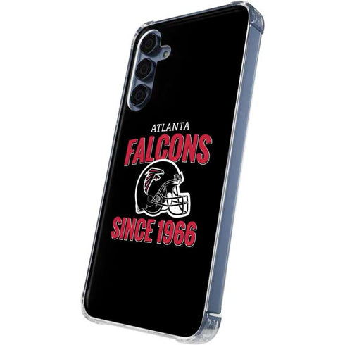 NFL Atlanta Falcons Helmet Galaxy A55 5G Clear Case
