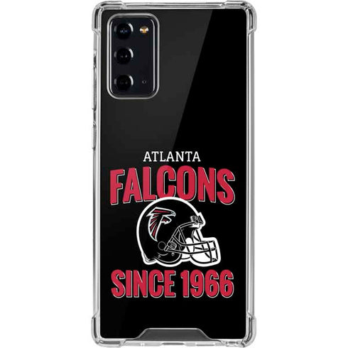 NFL Atlanta Falcons Helmet Galaxy Note20 5G Clear Case