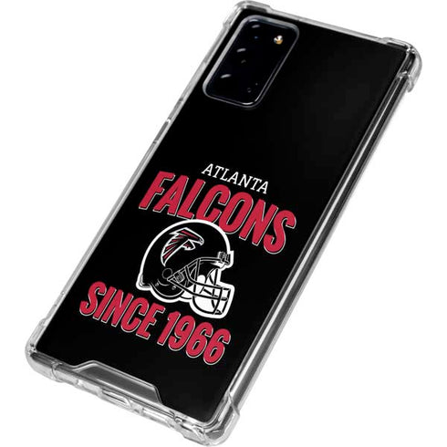 NFL Atlanta Falcons Helmet Galaxy Note20 5G Clear Case