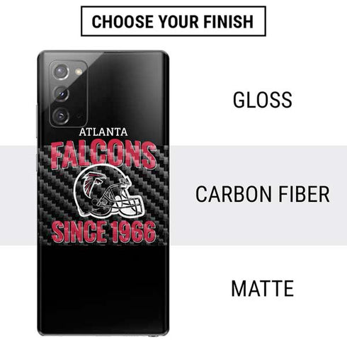 NFL Atlanta Falcons Helmet Galaxy Note20 5G Skin