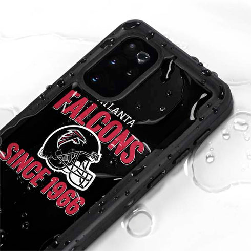 NFL Atlanta Falcons Helmet Galaxy S20 Plus Waterproof Case