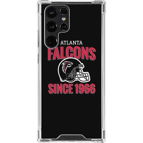 NFL Atlanta Falcons Helmet Galaxy S23 Ultra Clear Case