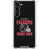 NFL Atlanta Falcons Helmet Galaxy S24 FE Clear Case