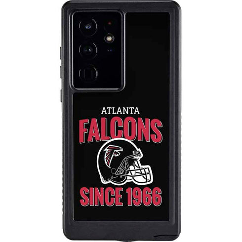 NFL Atlanta Falcons Helmet Galaxy S24 Ultra Waterproof Case