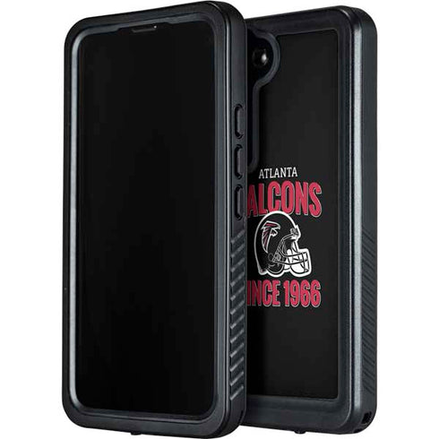 NFL Atlanta Falcons Helmet Galaxy S24 Waterproof Case