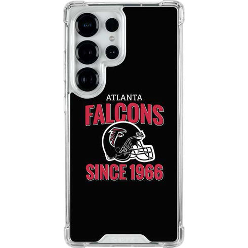 NFL Atlanta Falcons Helmet Galaxy S25 Ultra Clear Case
