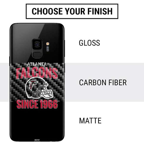 NFL Atlanta Falcons Helmet Galaxy S9 Skin