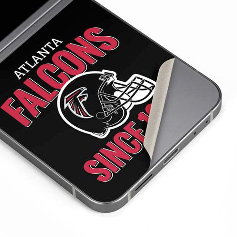 NFL Atlanta Falcons Helmet Galaxy Z Flip6 Skin