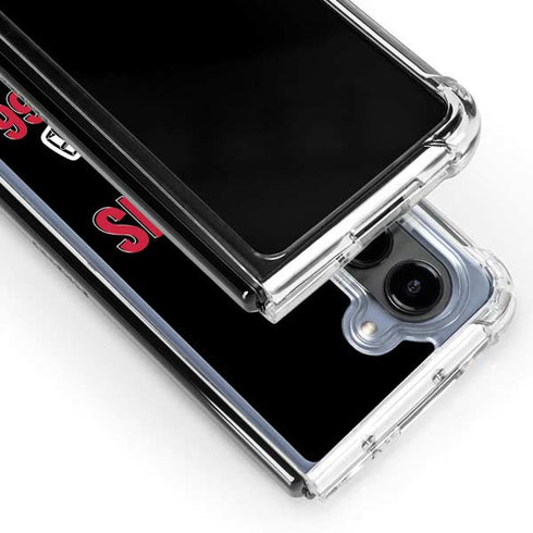 NFL Atlanta Falcons Helmet Galaxy Z Fold5 5G Clear Case