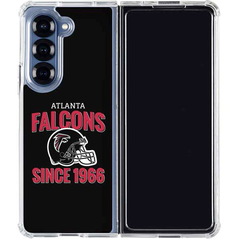 NFL Atlanta Falcons Helmet Galaxy Z Fold6 Clear Case