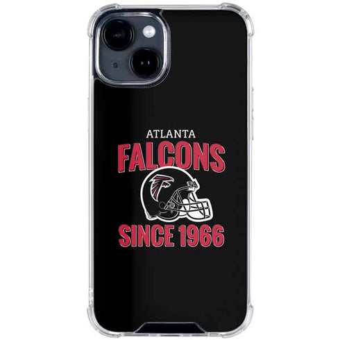 NFL Atlanta Falcons Helmet iPhone 15 Clear Case