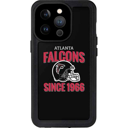 NFL Atlanta Falcons Helmet iPhone 15 Pro Waterproof Case