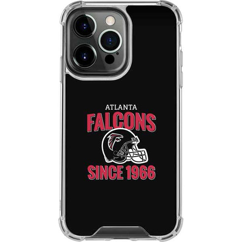 NFL Atlanta Falcons Helmet iPhone 16 Pro Clear Case