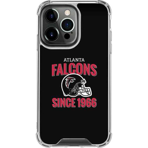 NFL Atlanta Falcons Helmet iPhone 16 Pro Max Clear Case
