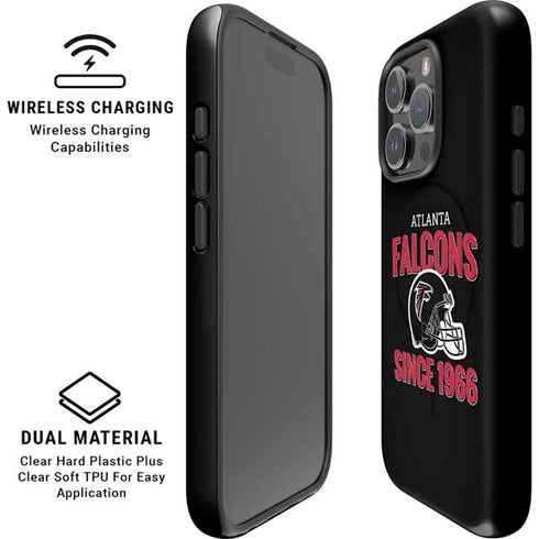 NFL Atlanta Falcons Helmet iPhone 16 Pro Max Magsafe Impact Case