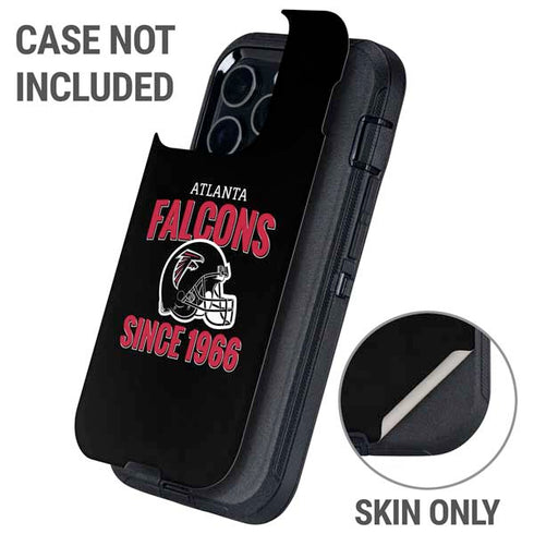 NFL Atlanta Falcons Helmet Otterbox Defender iPhone Skin