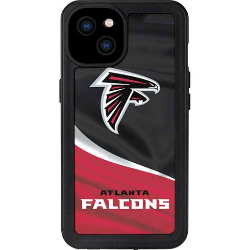NFL Atlanta Falcons iPhone 15 Plus Waterproof Case