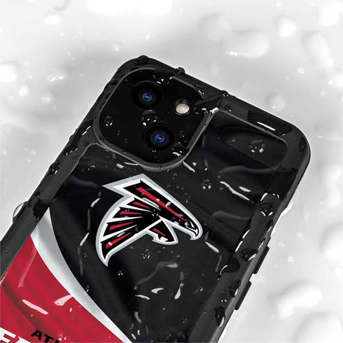 NFL Atlanta Falcons iPhone 15 Plus Waterproof Case