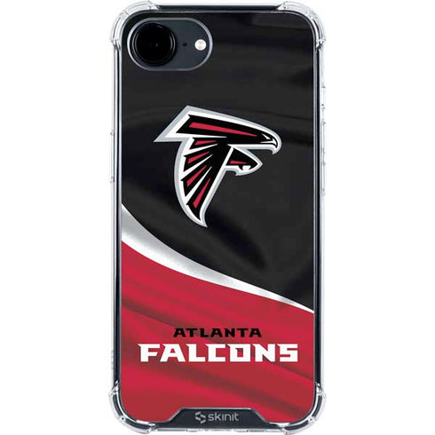 NFL Atlanta Falcons iPhone 16e Clear Case