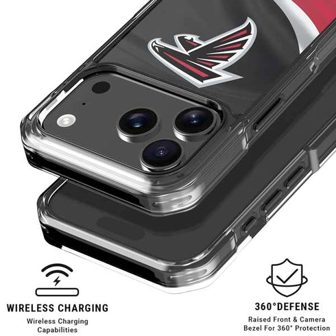 NFL Atlanta Falcons iPhone 17 Pro Clear Case