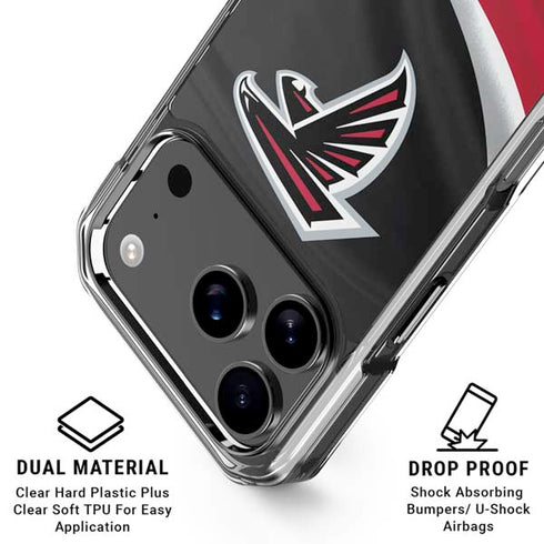 NFL Atlanta Falcons iPhone 18 Pro Clear Case
