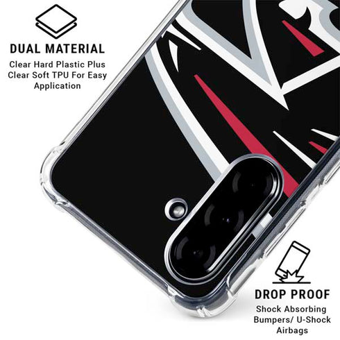 NFL Atlanta Falcons Large Logo Galaxy A36 5G Clear Case