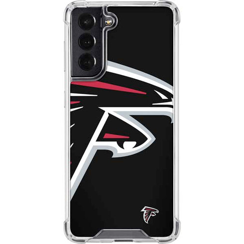 NFL Atlanta Falcons Large Logo Galaxy S22 Clear Case