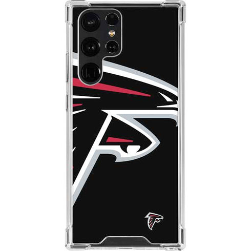 NFL Atlanta Falcons Large Logo Galaxy S23 Ultra Clear Case