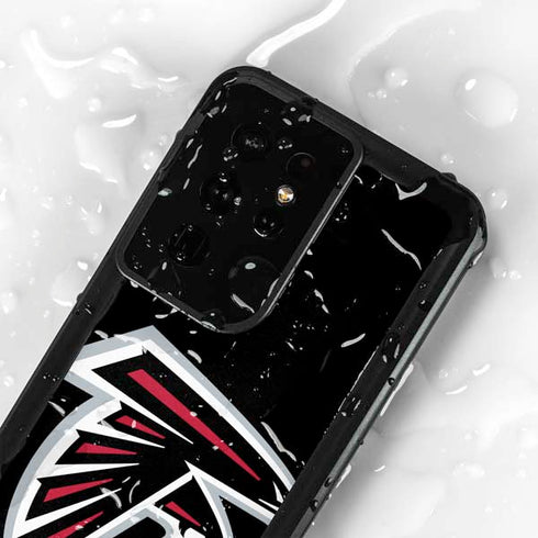 NFL Atlanta Falcons Large Logo Galaxy S24 Ultra Waterproof Case