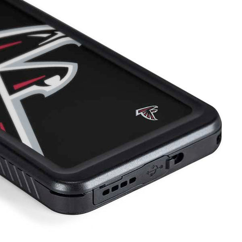 NFL Atlanta Falcons Large Logo Galaxy S24 Waterproof Case