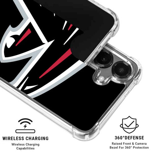 NFL Atlanta Falcons Large Logo Galaxy S26 Clear Case