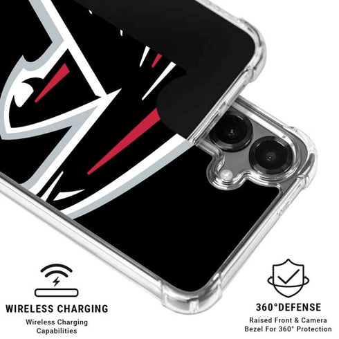 NFL Atlanta Falcons Large Logo Galaxy S26 Plus Clear Case