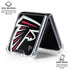 NFL Atlanta Falcons Large Logo Galaxy Z Flip7 Clear Case
