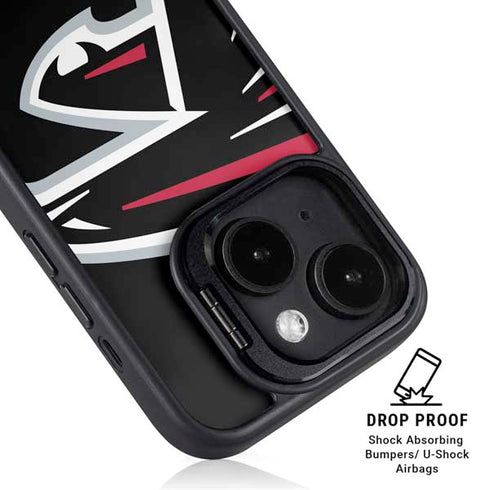 NFL Atlanta Falcons Large Logo iPhone 14 Plus Kickstand Case