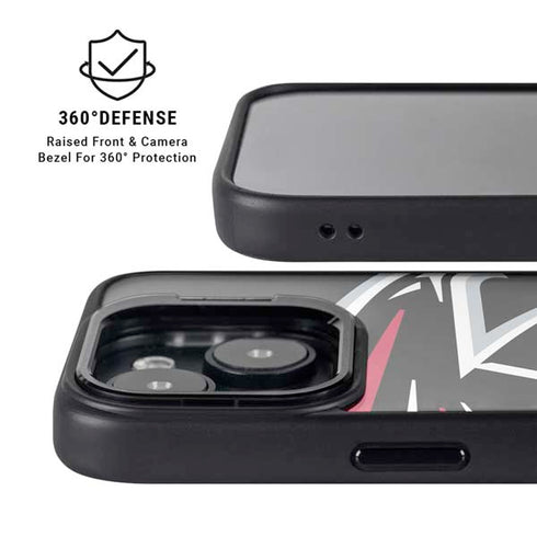 NFL Atlanta Falcons Large Logo iPhone 15 Kickstand Case