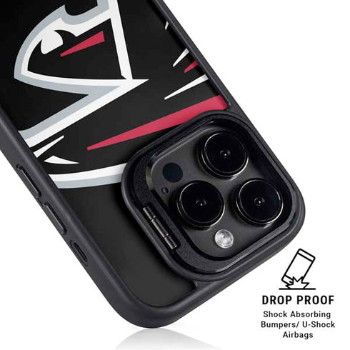 NFL Atlanta Falcons Large Logo iPhone 15 Pro Kickstand Case