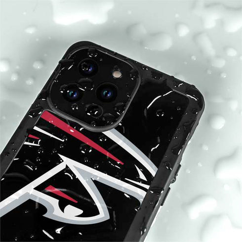 NFL Atlanta Falcons Large Logo iPhone 15 Pro Waterproof Case