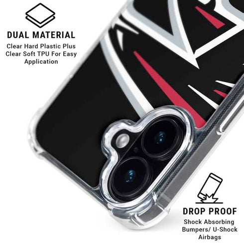 NFL Atlanta Falcons Large Logo iPhone 16 MagSafe Case