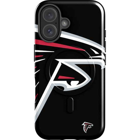 NFL Atlanta Falcons Large Logo iPhone 16 Plus Magsafe Impact Case